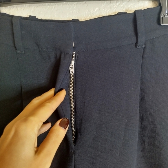 Wilfred The Effortless Pant Black High Waist Pleated Wide Leg Trouser Sz 2 - Picture 5 of 12